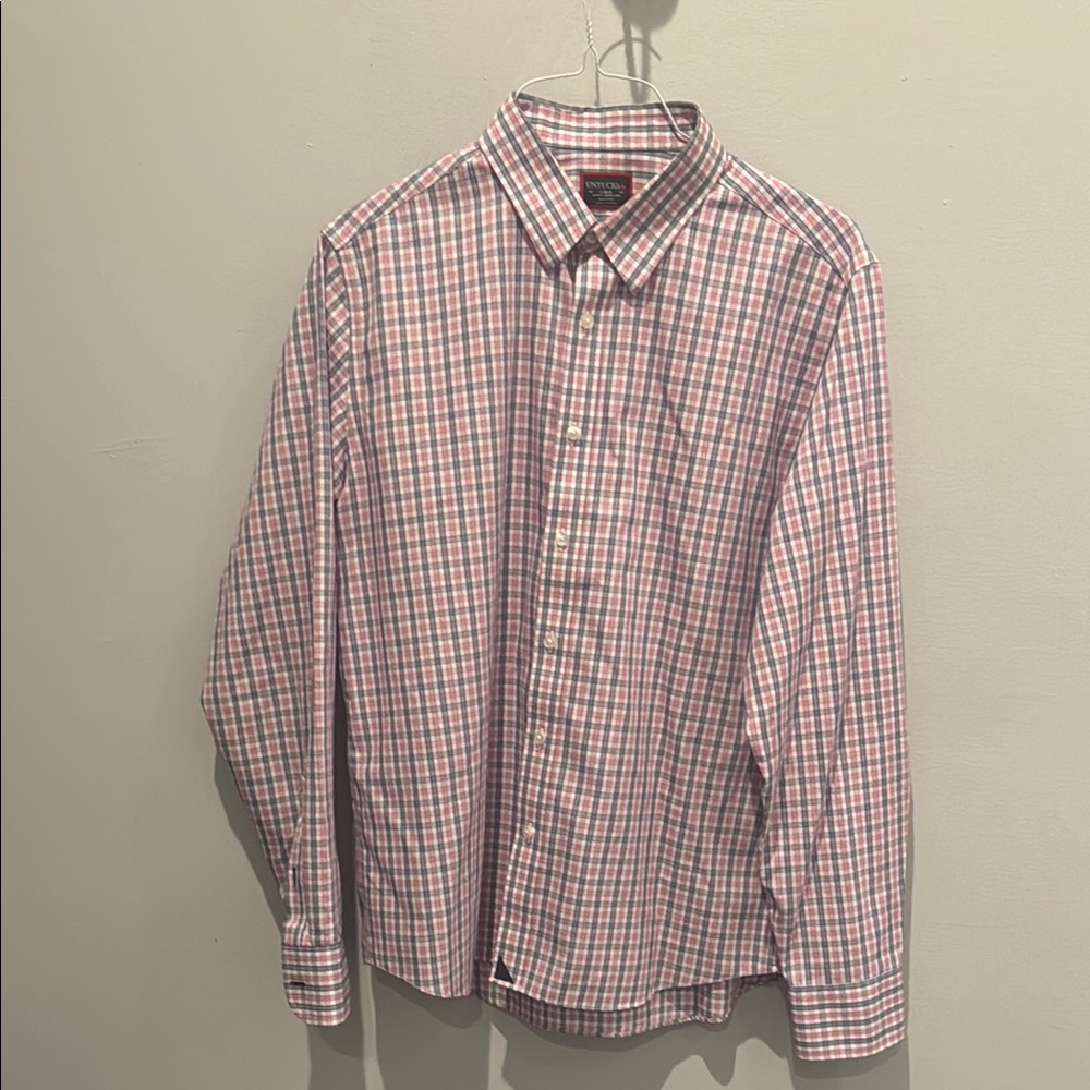 UNTUCKit Pink Casual Button Down Shirt